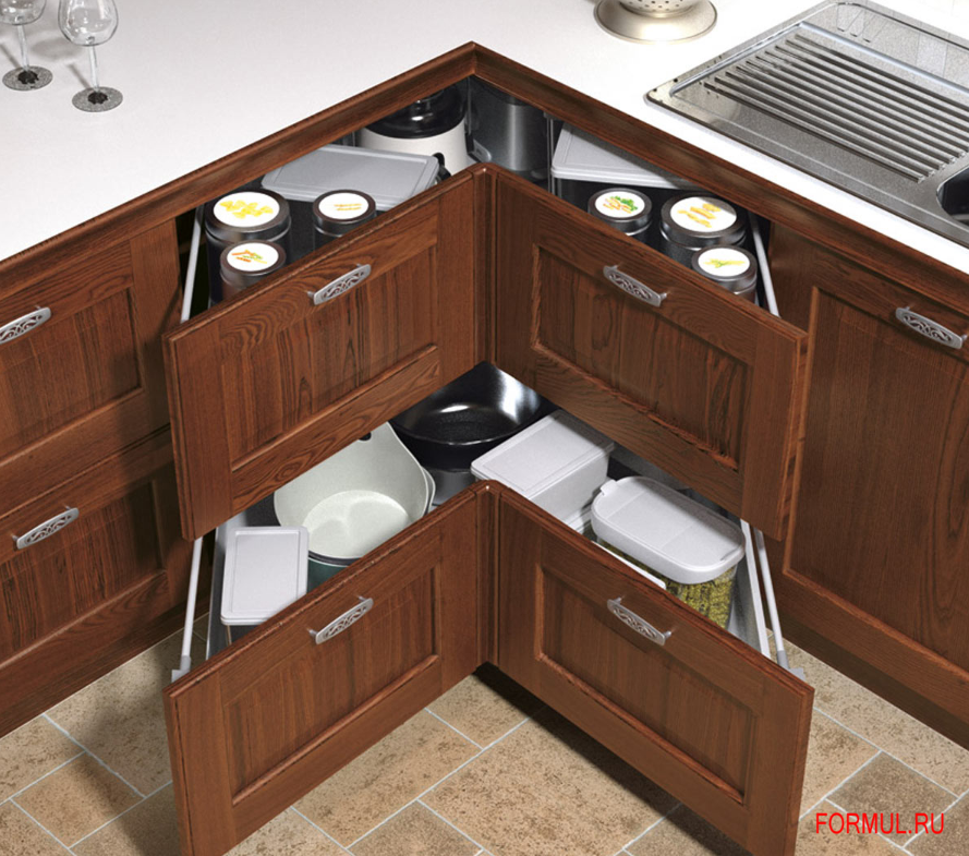 Кухня Vismap Cucine Amica Frassino Tinto Noce